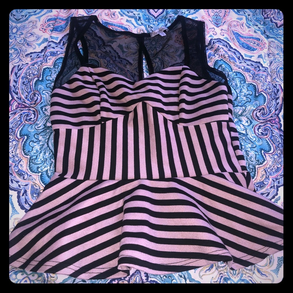 Charlotte Russe peplum top